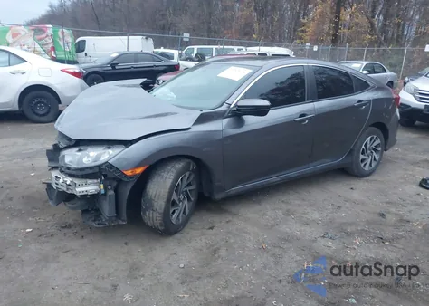 2016 Honda Civic Ex z USA, uszkodzony, nr VIN 2HGFC2F74GH526477